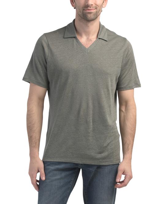 RAG & BONE Linen Classic Johnny Polo