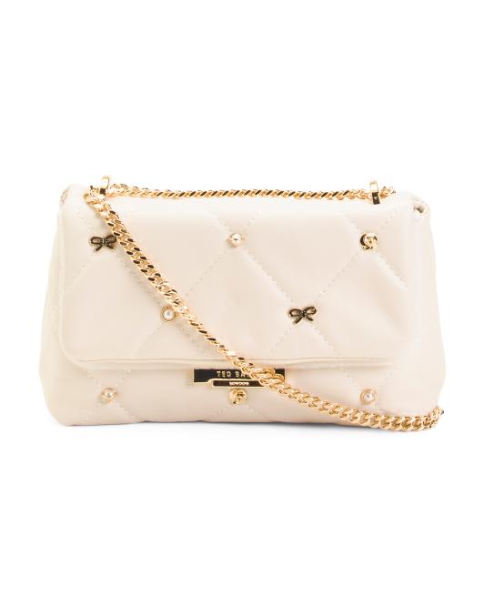 TED BAKER Leather Ginette Shoulder Bag