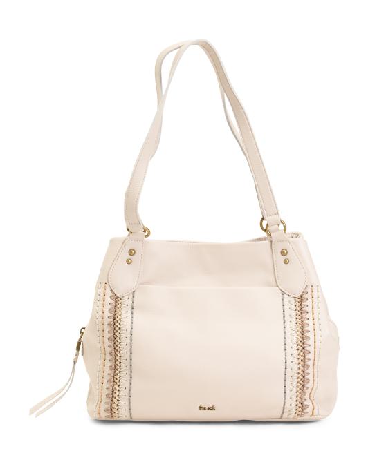 THE SAK Leather Melrose Large Satchel