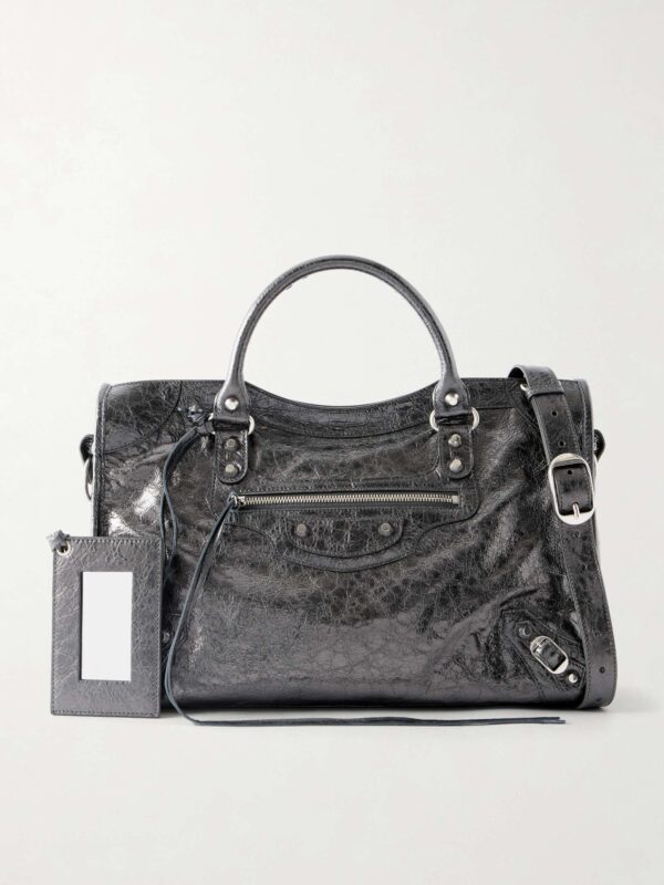 Le City medium leather shoulder bag