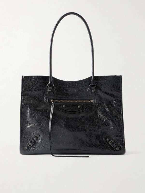 Le City medium leather tote