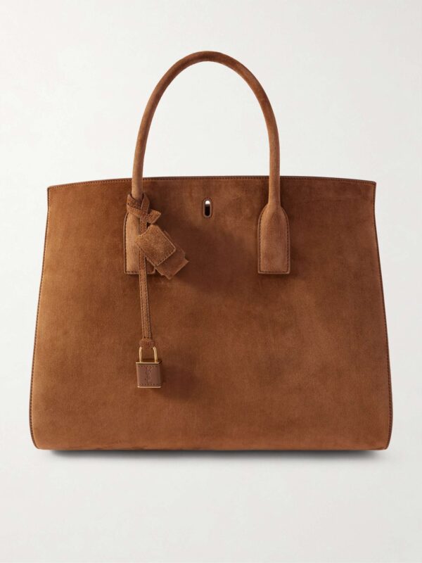 Sac de Jour large suede tote